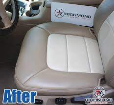 Bottom Leather Seat Cover Gray