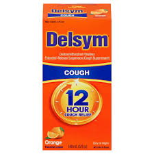 Delsym Adult Cough Suppressant Liquid Orange Flavor 5 Fl Oz Walmart Com
