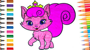 Palace pets coloring pages are loved by boys and girls of all ages. Cute Kitten Colouring Disney Princess Palace Pets Coloring Pages For Kids Youtube
