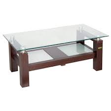 glass center table height 17 inch