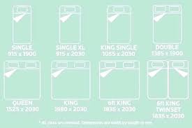 Bed Sizes Bed Size Chart Bed Sizes Uk What Is The Largest