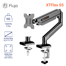 flujo xtflex single monitor arm stand