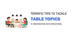tackle table topics in toastmasters