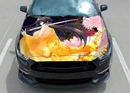 Car Hood Wrap Decal Vinyl Sticker Graphic Hentai Katana - Etsy