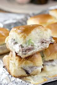 grilled philly cheesesteak sliders