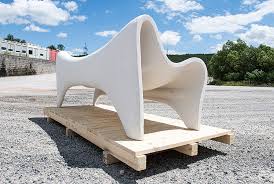 3d Printed Concrete Outdoor Furniture