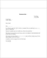 standard resignation letter 32