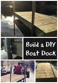 build a diy boat dock bare feet on