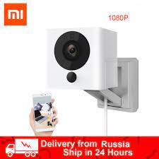 Sıcak XiaoMi CCTV XiaoFang Dafang taşınabilir akıllı wifi kamera 1S gece  görüş 1080P akıllı uzaktan kumanda ev güvenlik Wecam|360° Video Camera