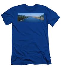 Kanawha River Charleston West Virginia Mens T Shirt Athletic Fit