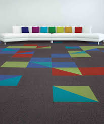 vibrant glow range of carpet tiles