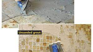 sanded vs unsanded grout fine