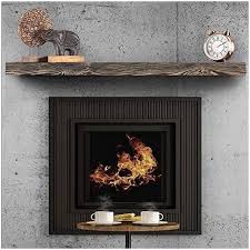 Rustic Fireplace Mantel Floating Shelf