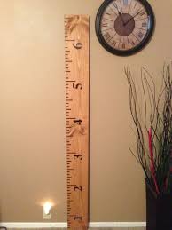 Wood Burned Growth Chart Ruler For Kids By Wilkercreations