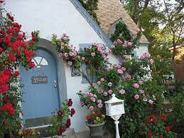 Roses Greet Guests At The Front Door