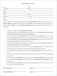 Event Management Agreement Template Madebyforay Co