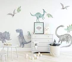 large dinosaur wall sticker boys room