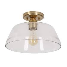 Cresswell 12 5 In Vintage Inspired Semi Flush Mount Ceiling Light