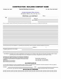 40 Contractor Proposal Template Pdf Markmeckler Template