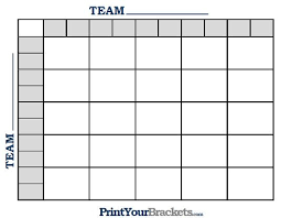 25 Square Grid Nfl Football Pool Football Squares