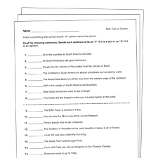 This is a lesson plan on identifying opinions using signal words. Fact And Opinion Grade 5 Collection Printable Differentiation Collections