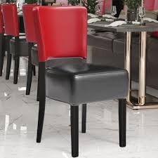luca steel restaurant chair black