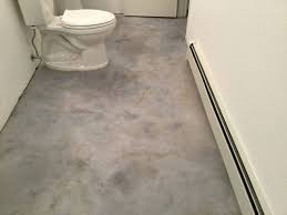 staining concrete floors in your bathroom