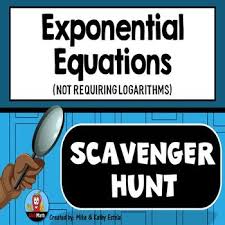 requiring logarithms scavenger hunt