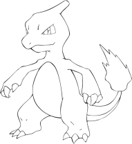 Pokemon charizard 04 coloring page. Download Pokemon Charmeleon Coloring Pages Png Free Png Images Toppng