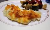 bbq chip crusted orange roughy