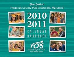 calendar handbook frederick county