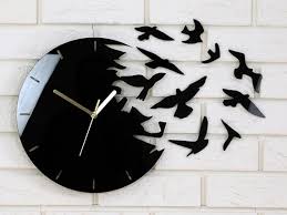 Wall Clock Birds Of Paradise Modern