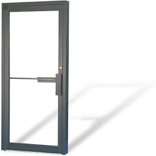 Standard Office Aluminum Glass Door At