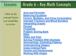 Grade 6 Math Curriculum Free Resources