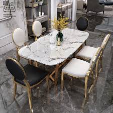 Lisse Marble Dining Table Elegant