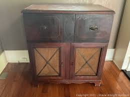 phonograph and radio cabinet auction