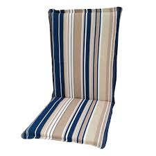 Back Cushion Blue Stripe