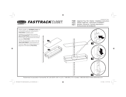 rubbermaid 1955020 fasttrack satin