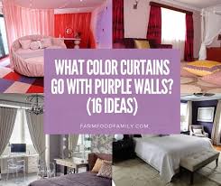 What Color Curtains Go Well With Purple