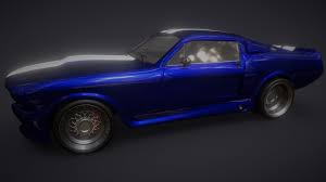 67 mustang free 3d model by