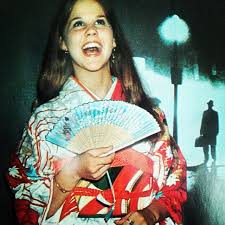 linda blair promoting the exorcist
