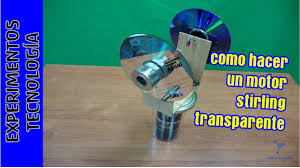 un motor stirling transpae