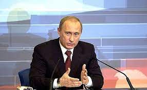 President Vladimir Putin gave a large press conference in the Kremlin • President of Russia