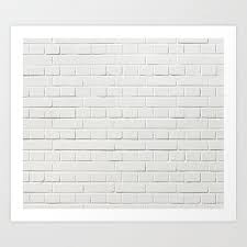 White Brick Wall Tapestry Art Print By
