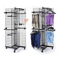 Chrome Mesh Grid Wall Display Gridwall