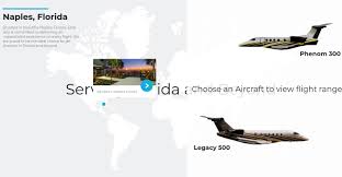 airplane charter services naples fort