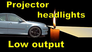 low beam from your projector headlights