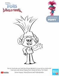 Trolls world tour coloring pages poppy. Free Printable Trolls Coloring Pages Activity Sheets Zoom Backgrounds More Crazy Adventures In Parenting