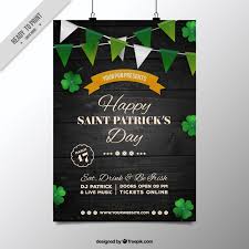 Freebie 5 Free Flyer Poster Templates For St Patricks Day