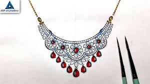 Mangalsutra Design Drawing How To Draw Jewellery Design